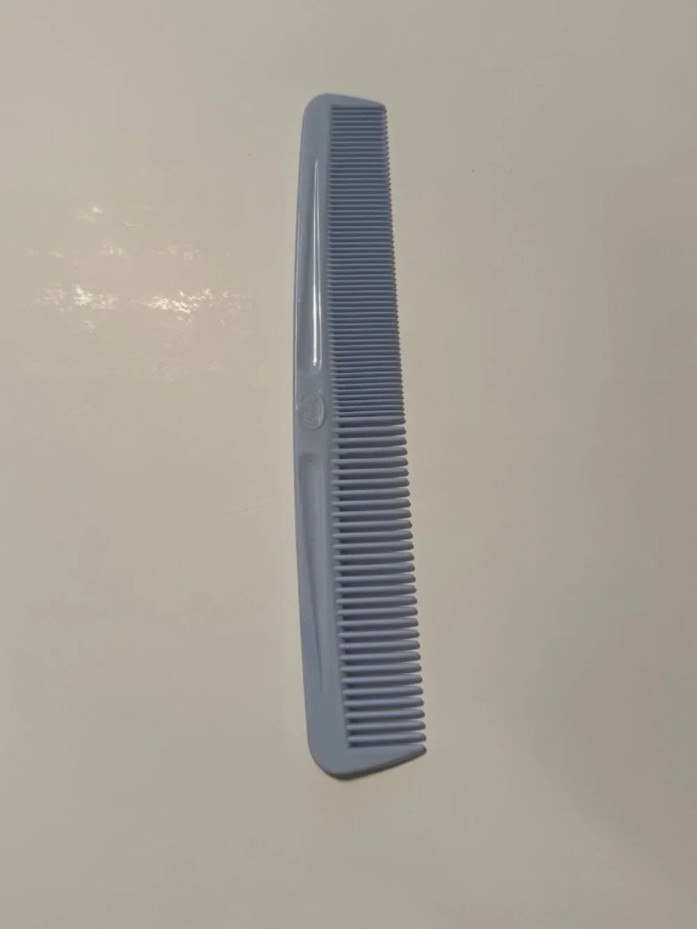 Vintage Retro Goody Comb 7” Light Blue Unbreakable Plastic 1980’s Travel Purse